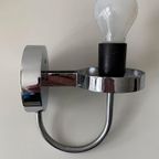 Space Age Wandlamp Met Glazen Bol , Glashutte Limburg thumbnail 5