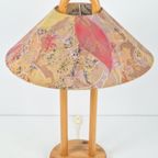 Vintage Deense Grenen Tafellamp Lys Pine ‘70 Japandi Lamp thumbnail 9