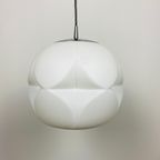 White Frosted Glass Artichoke Pendant Light Xl By Peill And Putzler thumbnail 3