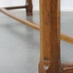 Prachtige Antieke Franse Boeren Eettafel Van Eikenhout Met 2 Lades En Originele Details thumbnail 11