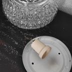 Vintage Plafondlamp Glas Rond Met Kleine Rondjes thumbnail 5