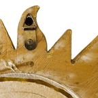 Vintage Gouden Zonnespiegel Hollywood Regency thumbnail 6