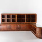 Spectacular Architectural Italian Mid-Century Cabinet From 1950’S thumbnail 12