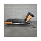 Zwart Lederen Lounge Stoel Futuro 3 Door Massimo Ghini Voor Moroso - Italië Jaren 80 thumbnail 25