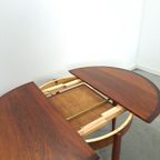 Vintage Design Uitschuifbare Palissander Lübke Ronde Tafel thumbnail 4
