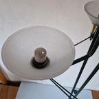 Zeer Stijlvolle Jaren 70/80 Vloerlamp Design Groen Goud. thumbnail 9