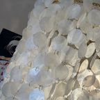 Vintage Capiz Schelpen Hanglamp Xxxl Parelmoer 60’S thumbnail 3