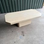 Vintage Travertin Salontafel thumbnail 3