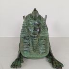 Bronzen Sfinxtafel Met Glazen Blad thumbnail 22