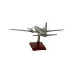 Scale Model Of An Airplane (Silver Plated) - Mounted On Wooden Base - Convair Cv-340 (1951) thumbnail 4