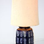 West Germany Vloerlamp Keramiek 942-45 Blauw Vintage thumbnail 8