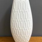 Large Vintage White Ceramic Vase By Alka Kunst Bavaria thumbnail 6