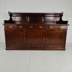 Engelse Mahoniehouten Dressoir / Dressoir Uit Het Begin Van De 20E Eeuw - Camp Van Messing thumbnail 4