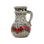 Prachtige Fat Lava Design Vaas West Germany Aardewerk Scheurich Lora 496-18 thumbnail 8