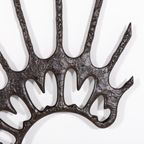 1980’s Sculptural Brutalist Door Fixture/wall Sculpture / Wanddecoratie / Muurdecoratie thumbnail 3