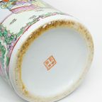 Grote Chinese Porseleinen Paraplubak Handbeschilderd thumbnail 5