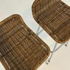 Set Of 2 Vintage Rattan Stools thumbnail 3