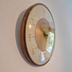 Vintage Klok Metamec Koperkleurige Vintage Wandklok Clock thumbnail 4