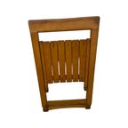 Aldo Jacober - Folding Chair Model ‘Trieste’ - Bazzani Italy - Light Oak (Wood Grain) thumbnail 8