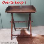 Tilttop Tafel 19E Eeuw Met 5 Schilderingen thumbnail 18