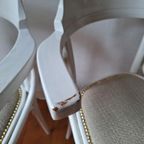 Set Van 4 Brocante Vintage Café Stoelen In Thonet Style thumbnail 4