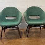 Set Van 2 Vintage Stoelen Van Miroslav Navratil thumbnail 2