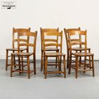 Antieke Kerkstoelen (6St) - Prijs Per Set thumbnail 2