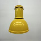 Fontana Arte Yellow Industrial Hanging Lamp , 1970’S thumbnail 17