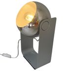 Pop Art / Space Age Design - Chrome Table Lamp & Spot - Globe Shaped - Massive Belgium thumbnail 3