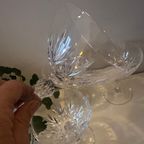 Vintage Kristallen Coupe Champagne Glazen thumbnail 6