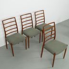 Set Van 4 Møller Stoelen Model 82 Refurbished thumbnail 3