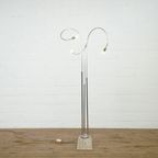 Travertine And Chroom Floor Lamp thumbnail 6