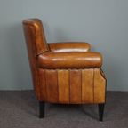 Zeer Mooi Gekleurde Schapenleren Fauteuil, Lounge Atelier thumbnail 9