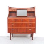 Teak Secretaire Met Spiegel Jaren 60 thumbnail 4