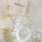 Post War Kunstwerk Van Giancarlo Cazzaniga - Jazz Man 1960 thumbnail 8