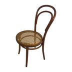 Thonet (Attr.) - No. 14 - Antique Dining Chair With Webbing Seat - Great Condition thumbnail 3