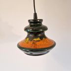 Vintage Hanglamp Keramieke Hanglamp Jaren 70 Oranje thumbnail 2