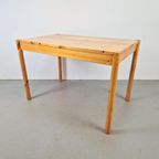 Vintage Grenen Pine Rechthoekige Eettafel Deens Design ‘60 thumbnail 8