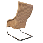 2 X Weighty Rattan Lounge Chair 1990s thumbnail 3