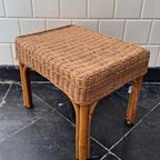 Set Van 2 Vintage Fauteuils Met Gebogen Houten Armleggers thumbnail 18