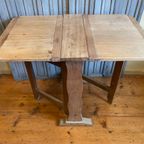 Wijnproeftafeltje Klaptafel Bijzettafel Frans Antiek thumbnail 3