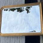 Goudkleurige Deknudt Toogspiegel Met Facet Geslepen Glas, 110 Cm Hoog thumbnail 3