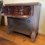 Bureau Schrijfbureau Met Laden Secretaire Hollands Antiek thumbnail 18