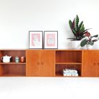 Vintage Modulaire Kast Teak | Dressoir Modulair Teak Fineer thumbnail 2