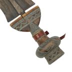 Vintage Kuba Ikul Metalen Ceremonieel Mes Kort Zwaard Congo thumbnail 5