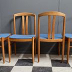 4X Ekstrom Oak Dining Chairs For Johansson & Soner Sweden 1960S thumbnail 3