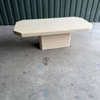 Vintage Travertin Salontafel thumbnail 6