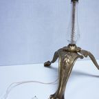 Vintage Staande Schemerlamp/ Vloerlamp Met Venetiaans Glas thumbnail 9