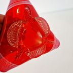 Vintage Glazen Schaal Mondgrblazen Kunst Glas Schaaltje thumbnail 5