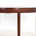 Palissander Ovalen Verlengbare Eettafel Tafel 'trespring' Vintage thumbnail 2